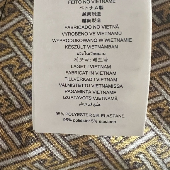 🆕 Michael Kors Geo-Print Bow Blouse - Picture 14 of 17